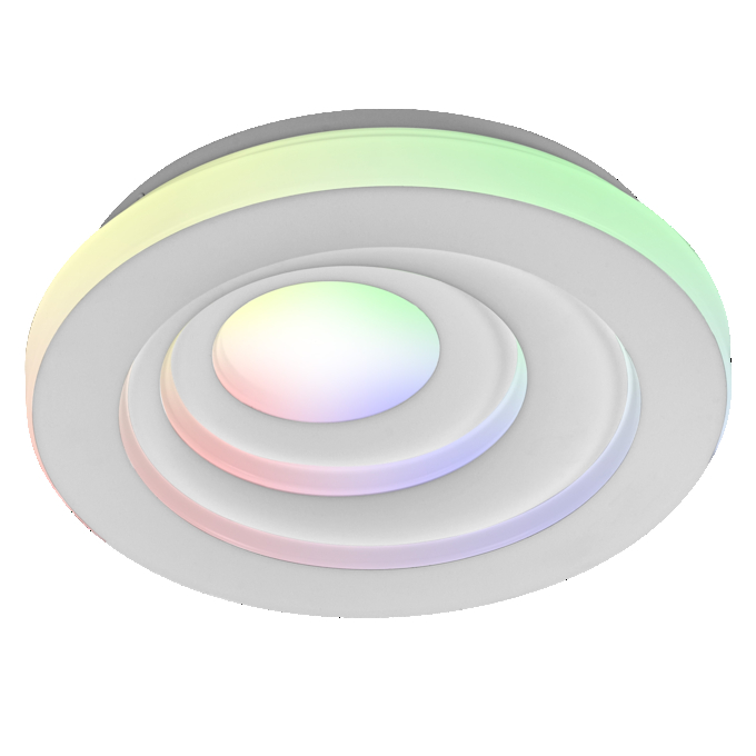 SMART+ MATTER Ceiling Iris 3 layers 290 mm 24W White Multicolour white, upright, sw. on