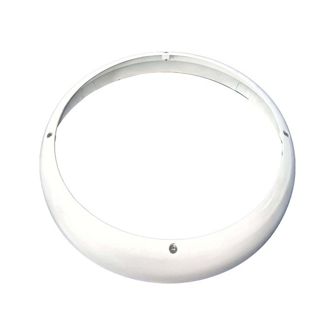 R300 Bunker Diecast Aluminum Trim IK10 White BUTRIMALWH