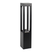 Bollard Square Clear 0.6m 18W  830 MS Black white, spacial (thumbnail)