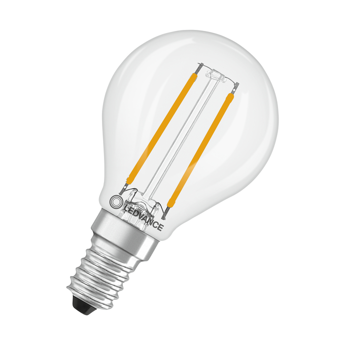 LED Classic P 25 Filament V 1.8W 827 Clear E14