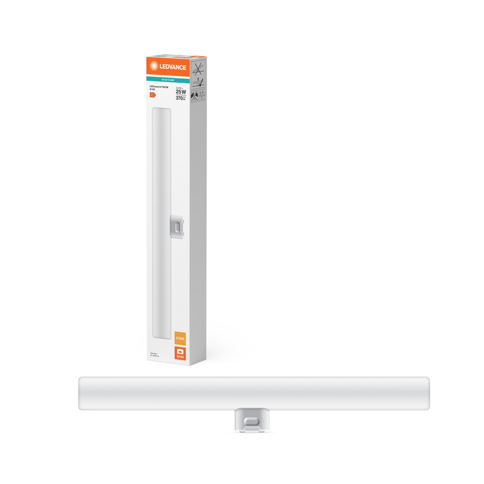 LEDinestra Base 30CM 25 145° 3.5W 827 Frosted S14d Scatto combinato = Scatto Product Beauty + immagine della confezione