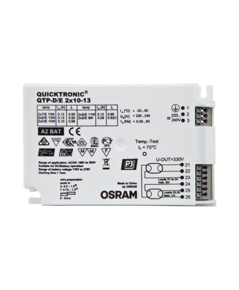 Osram Vorschaltgerät EVG QT-T/E  1 x 32W   230-240V Quicktronic Dim 