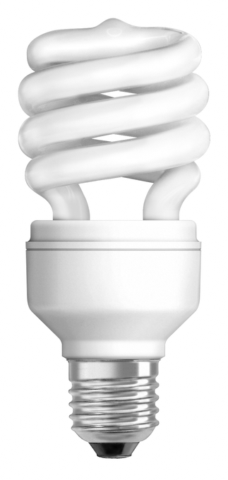 DEE TWIST 18 W/827 E27 white, upright