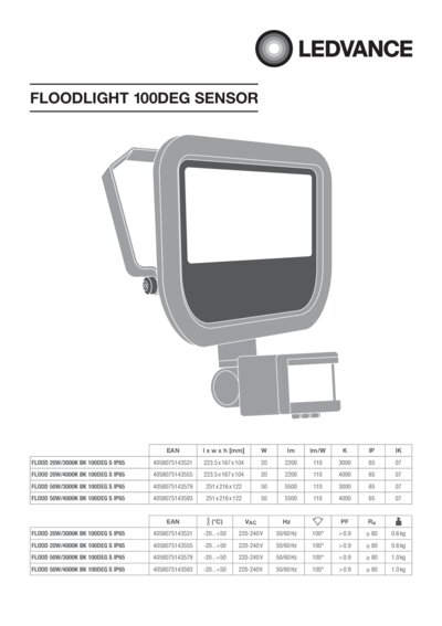 FLOODLIGHT SENSOR 50