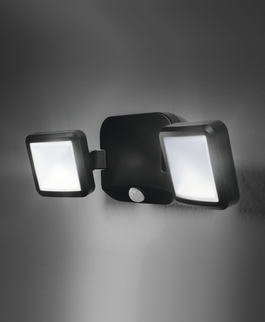 Battery LED Spotlight Double BK