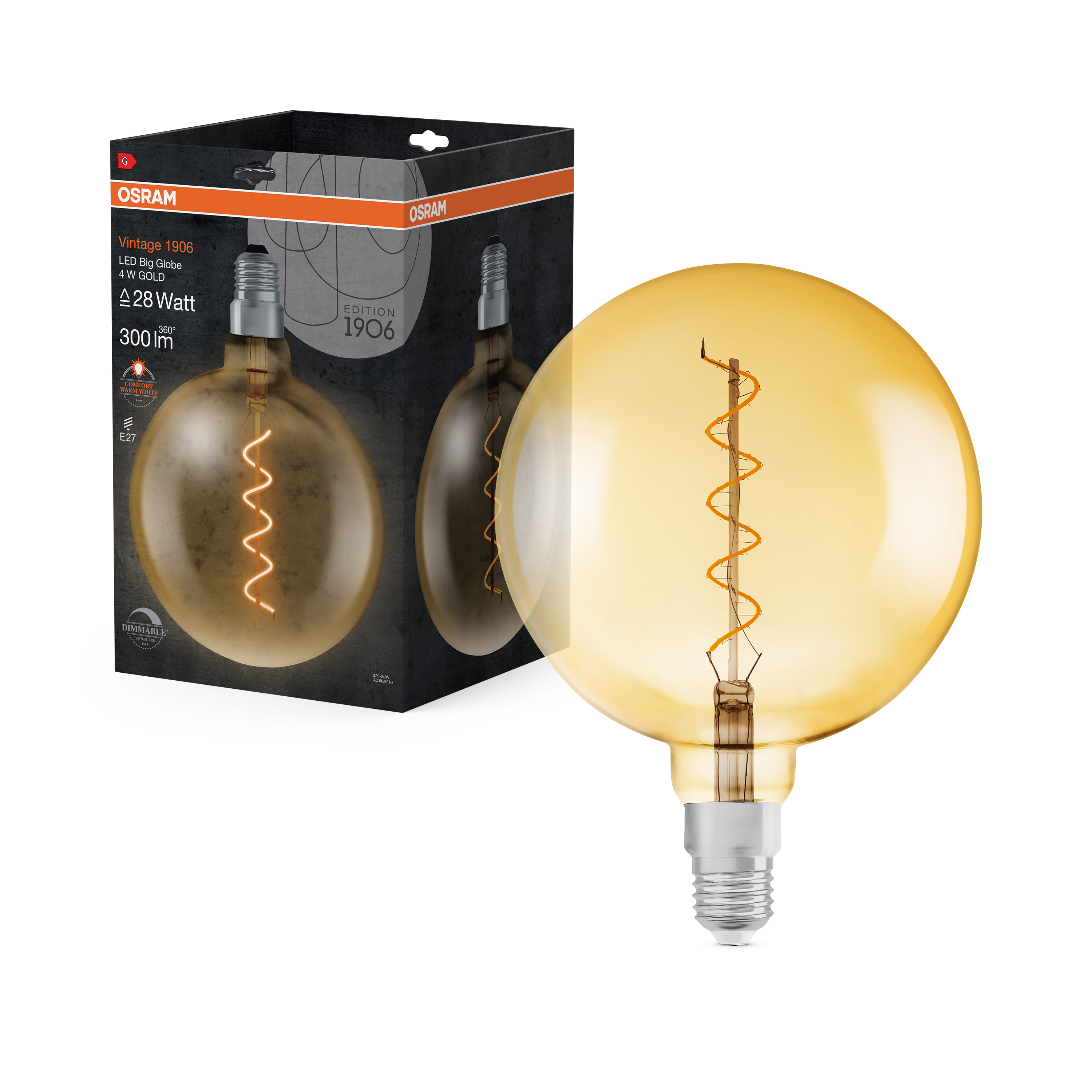 Osram Vintage Line LED Birne (Gold)