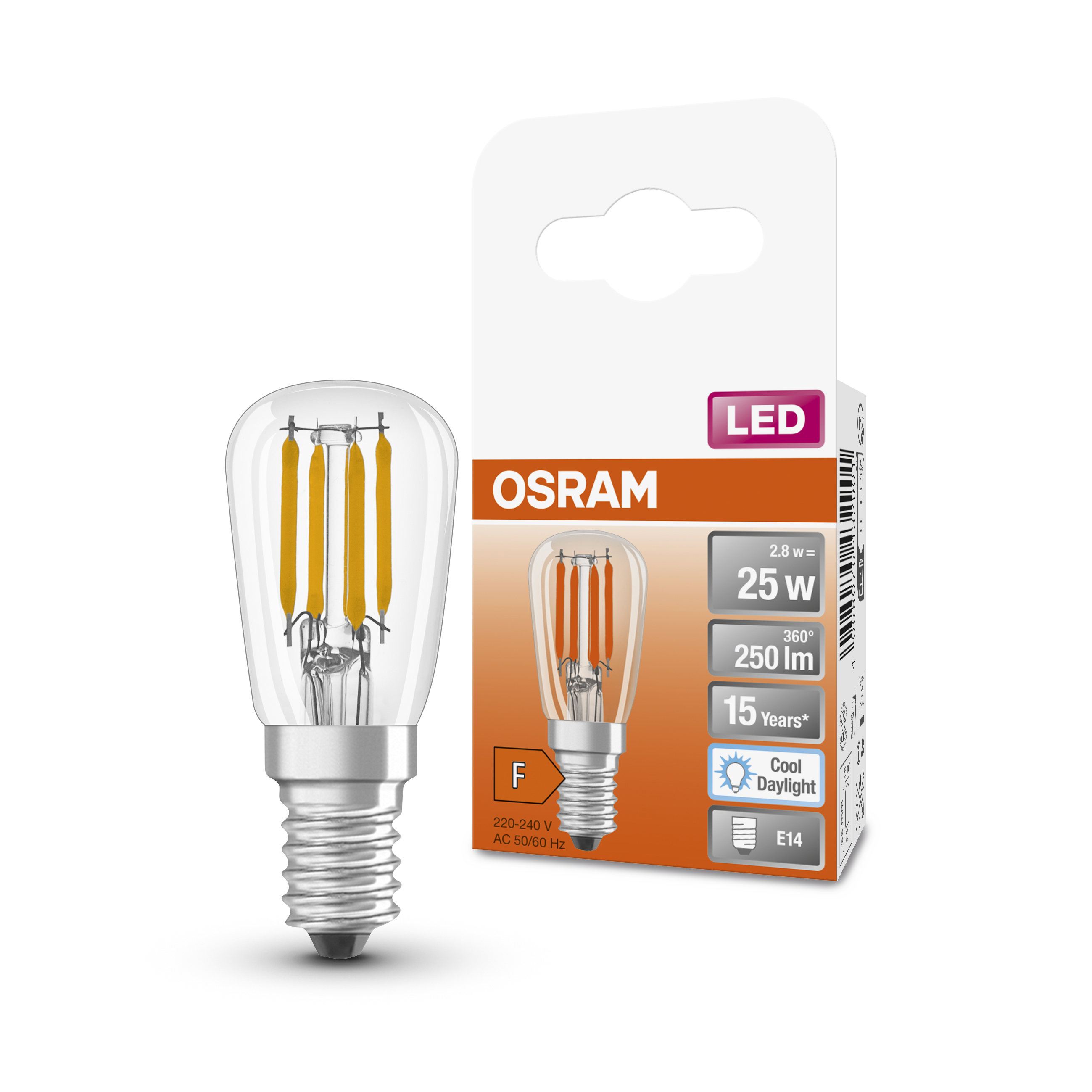 Ampoule LED E14 PARATHOM SPECIAL T26 2.3W 2700K Osram