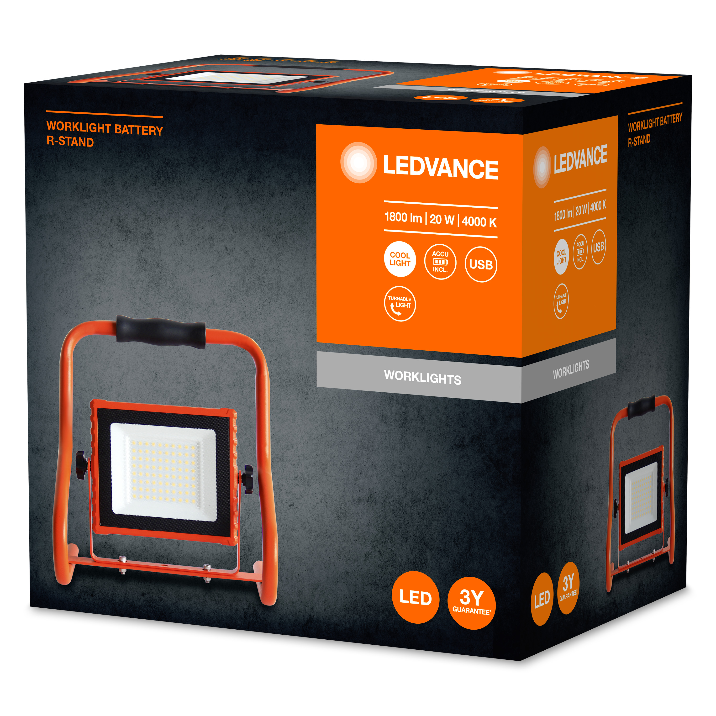 LEDVANCE Worklight Battery lampe travail LED 20 W