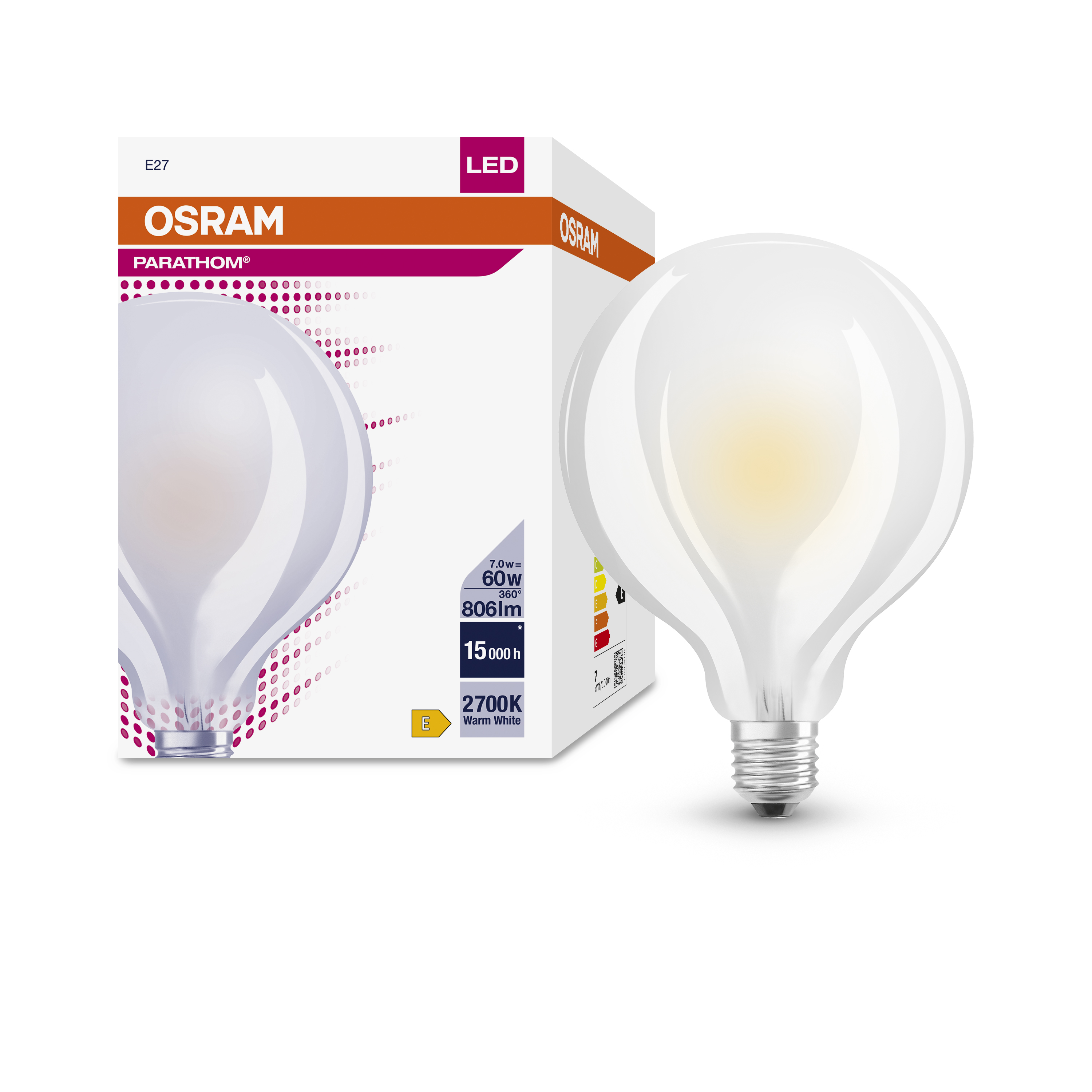 OSRAM LED BASE Classic P40, ampoules LED à filam…