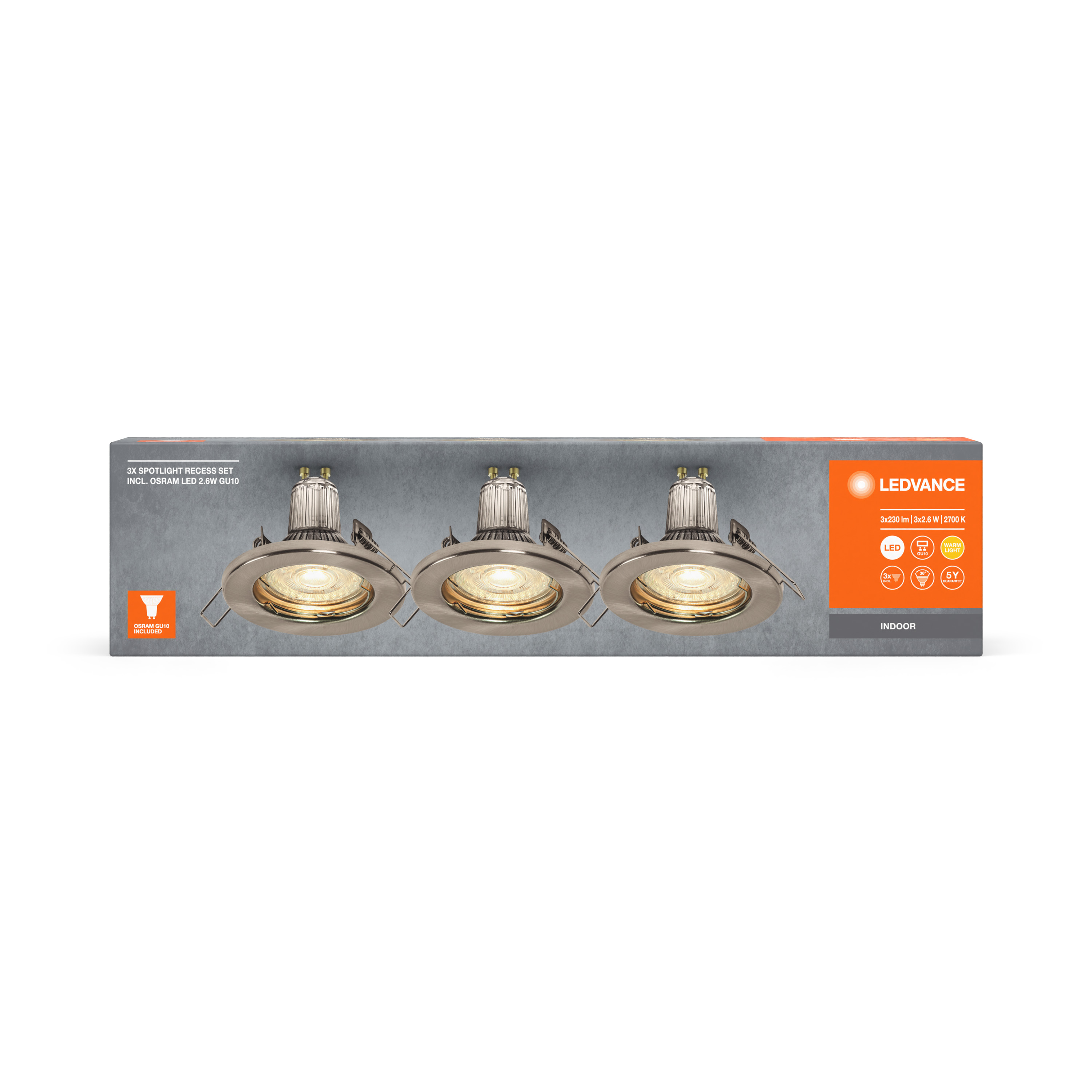 LED SPOT SET RECESS GU10