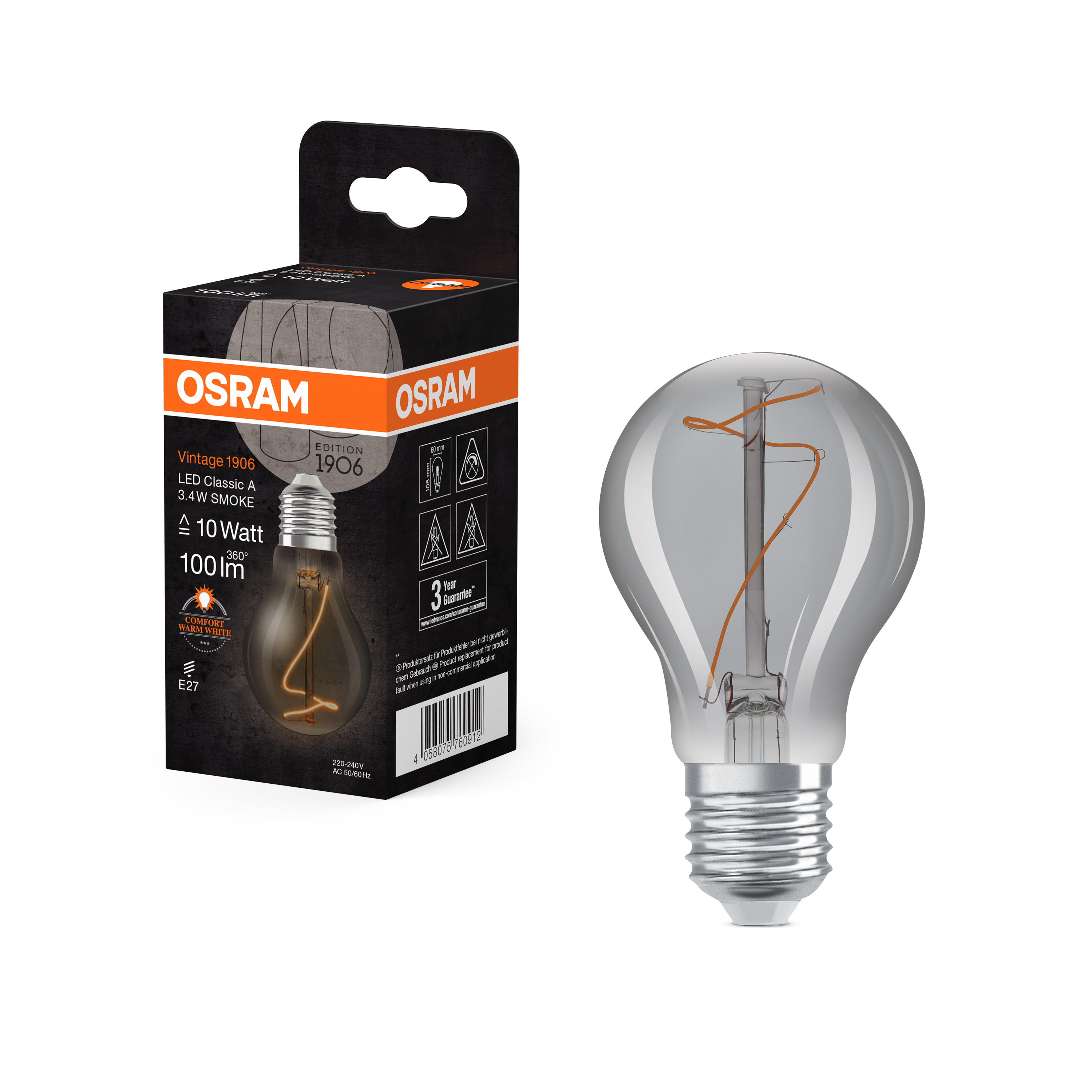 Vintage 1906® LED CLASSIC A, Globe and EDISON