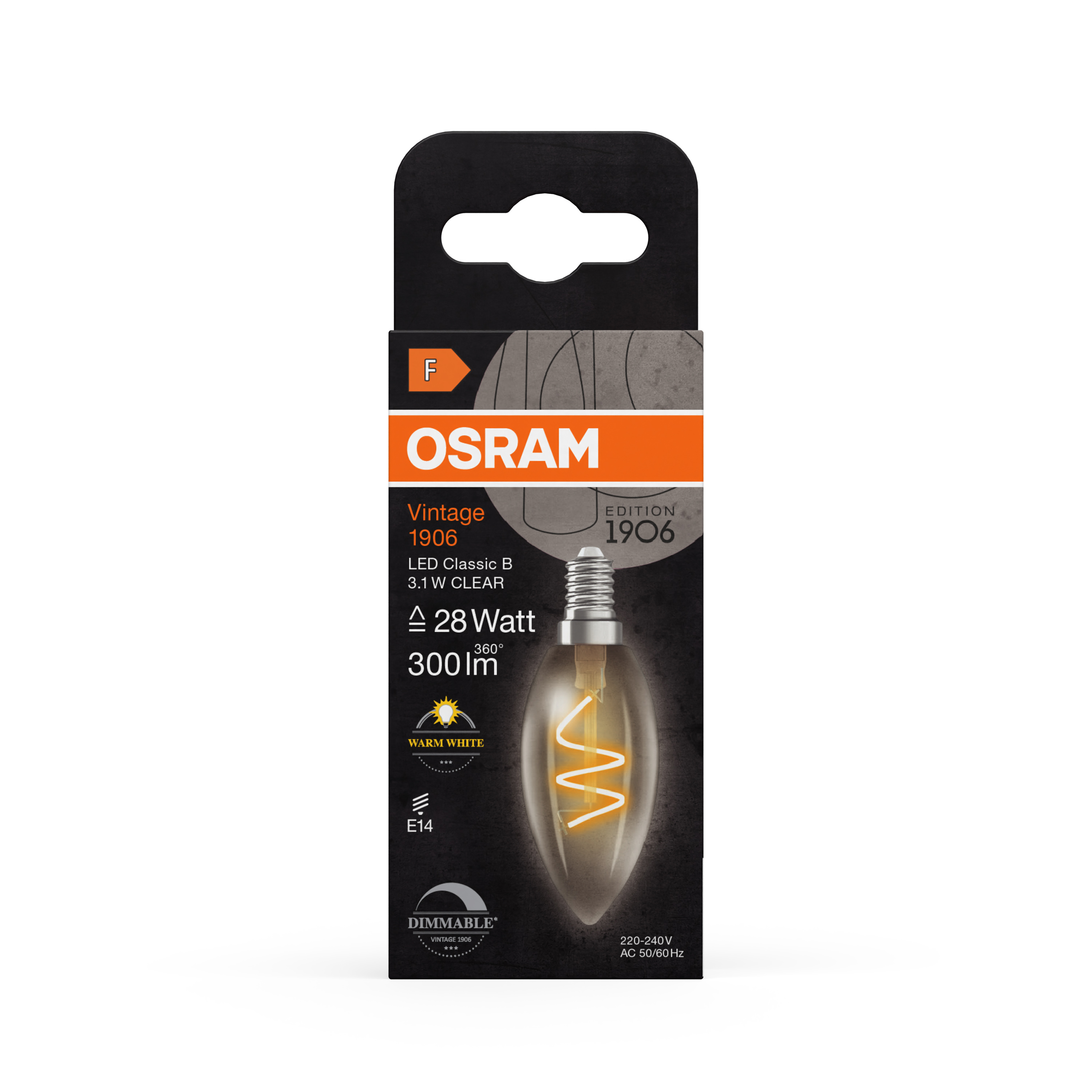 Vintage 1906 LED CLASSIC A,B,P SLIM FILAMENT DIMMABLE