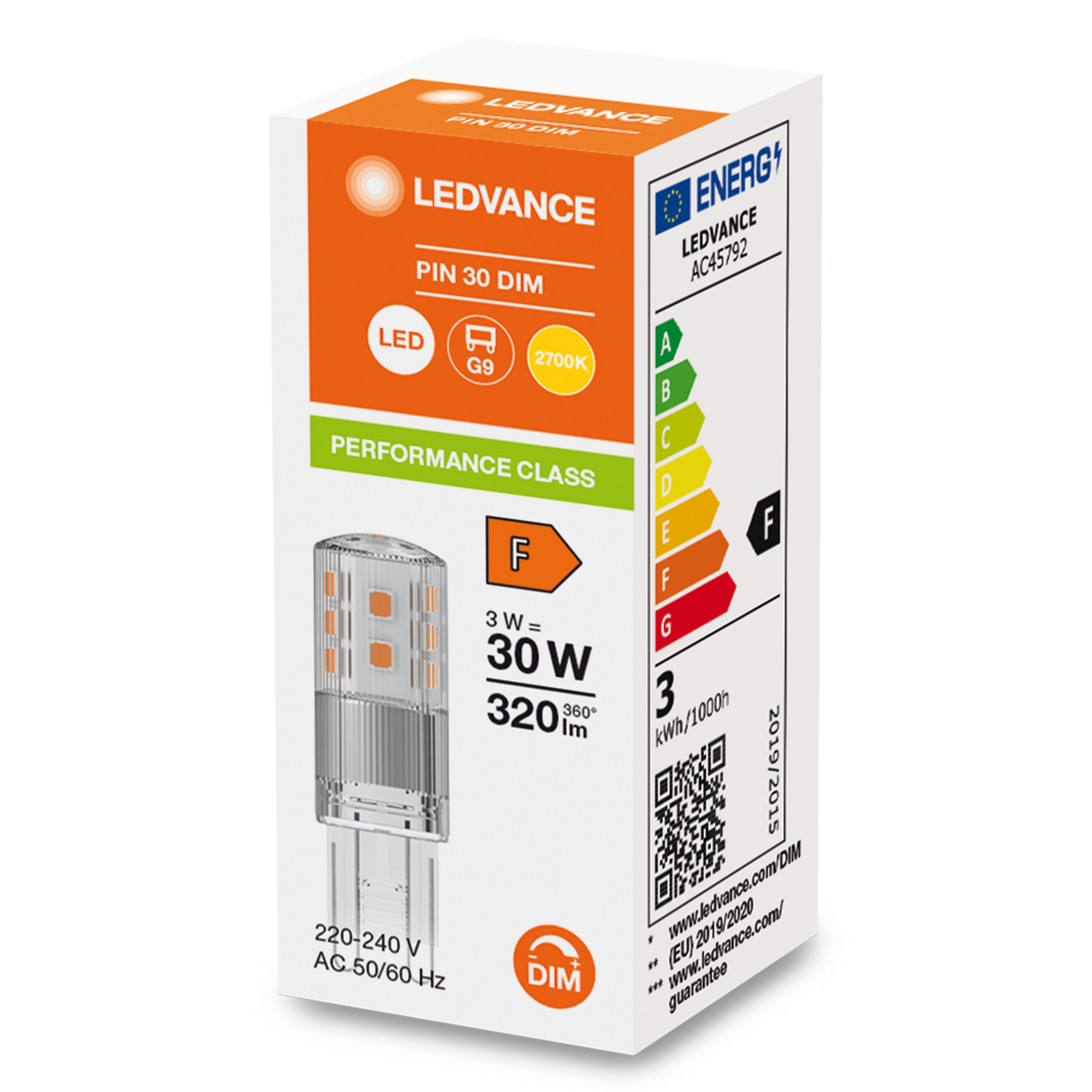 LED PIN G9 DIM P