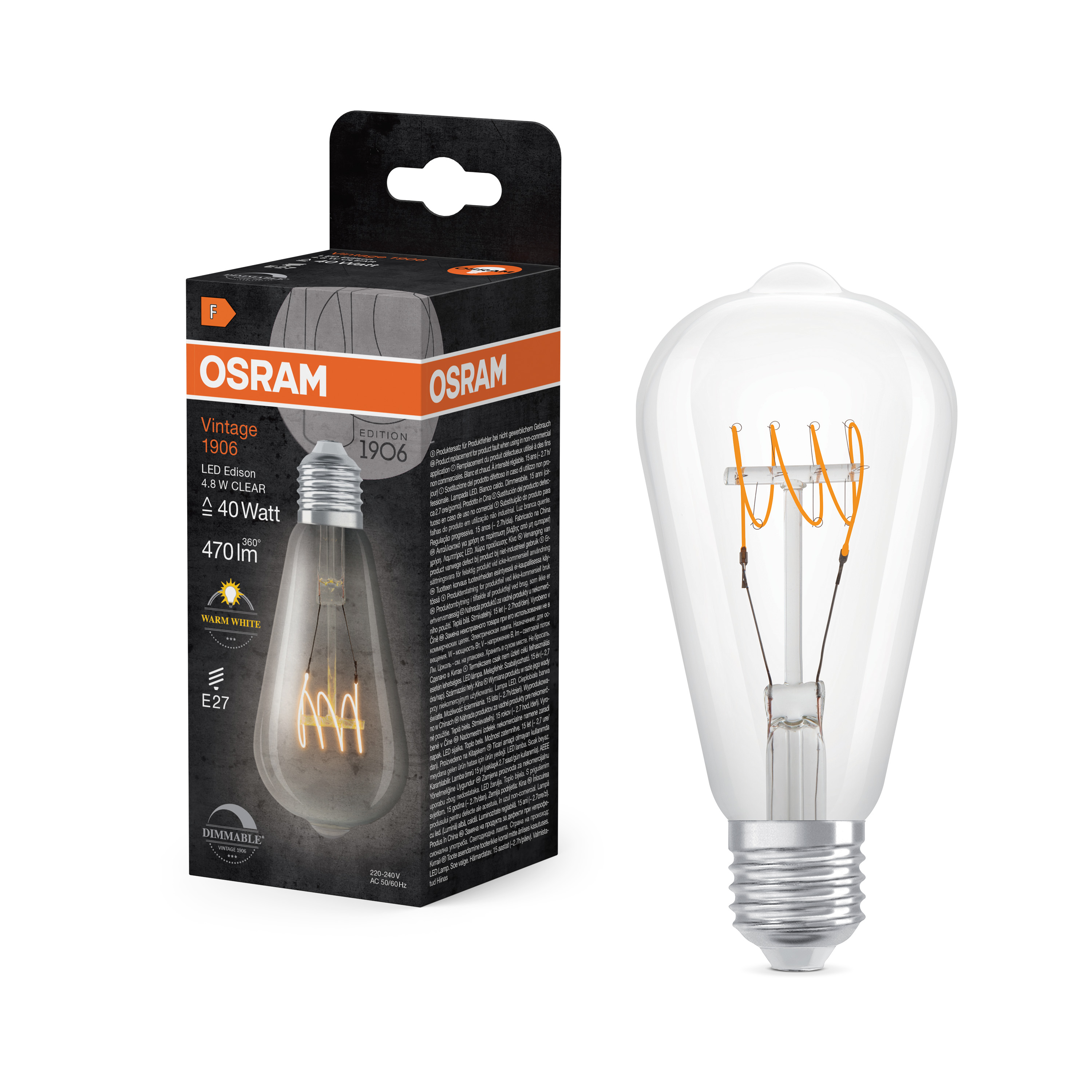 Osram vintage discount 1906 edison