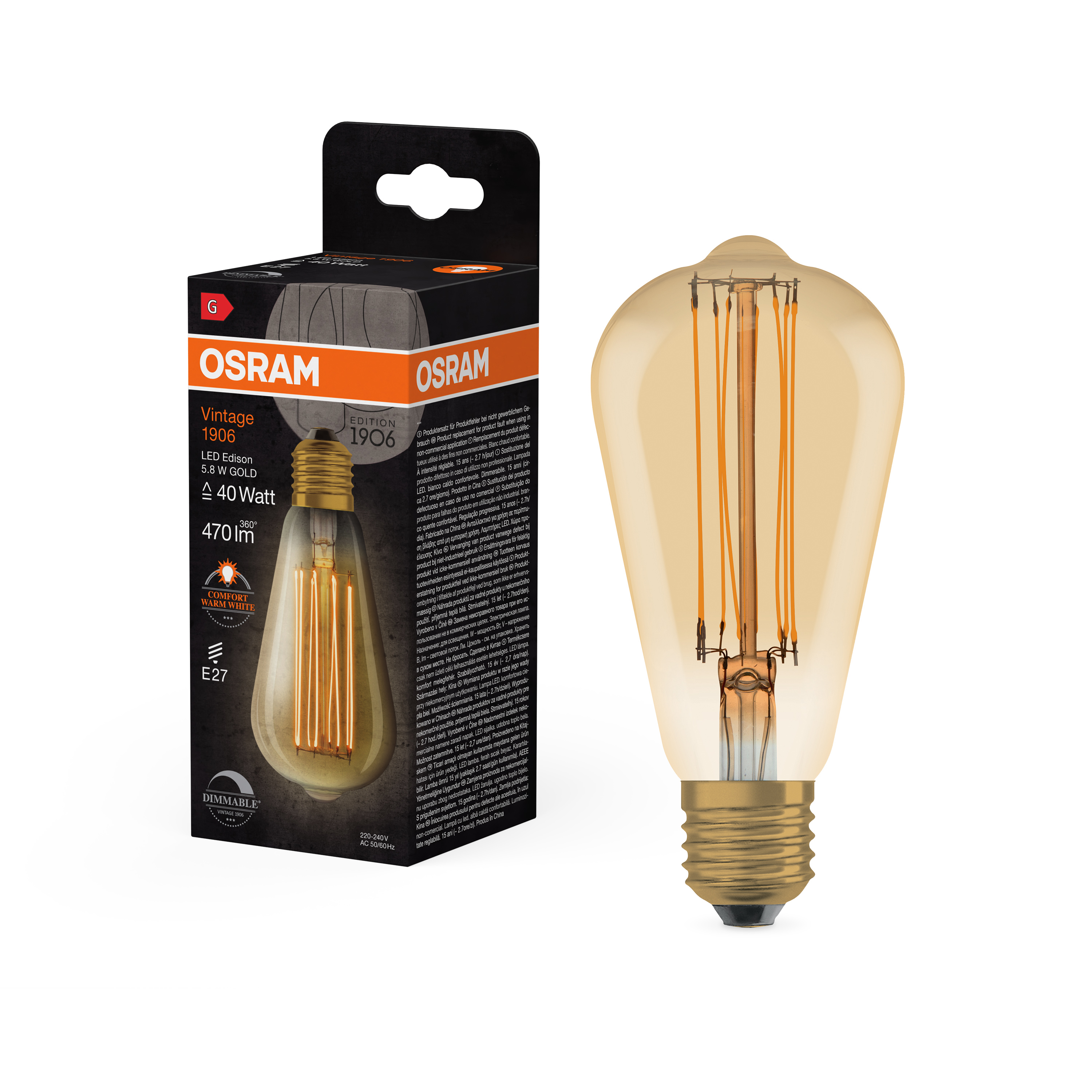 Vintage edition 1906 led edison discount