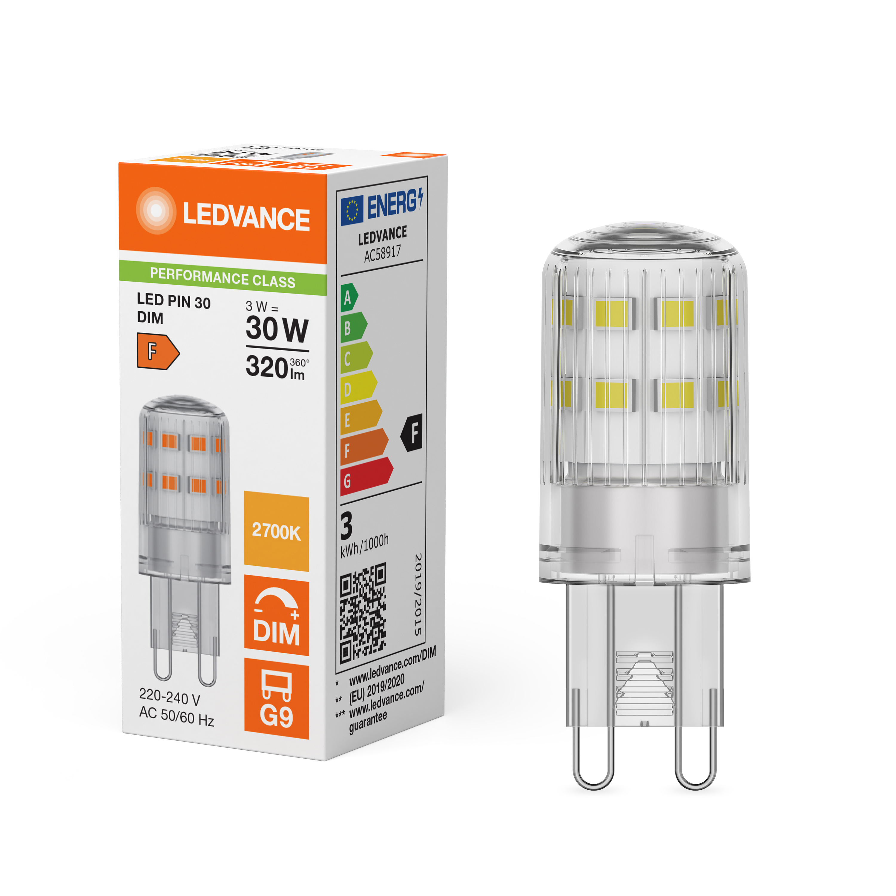 LED PIN G9 DIM P