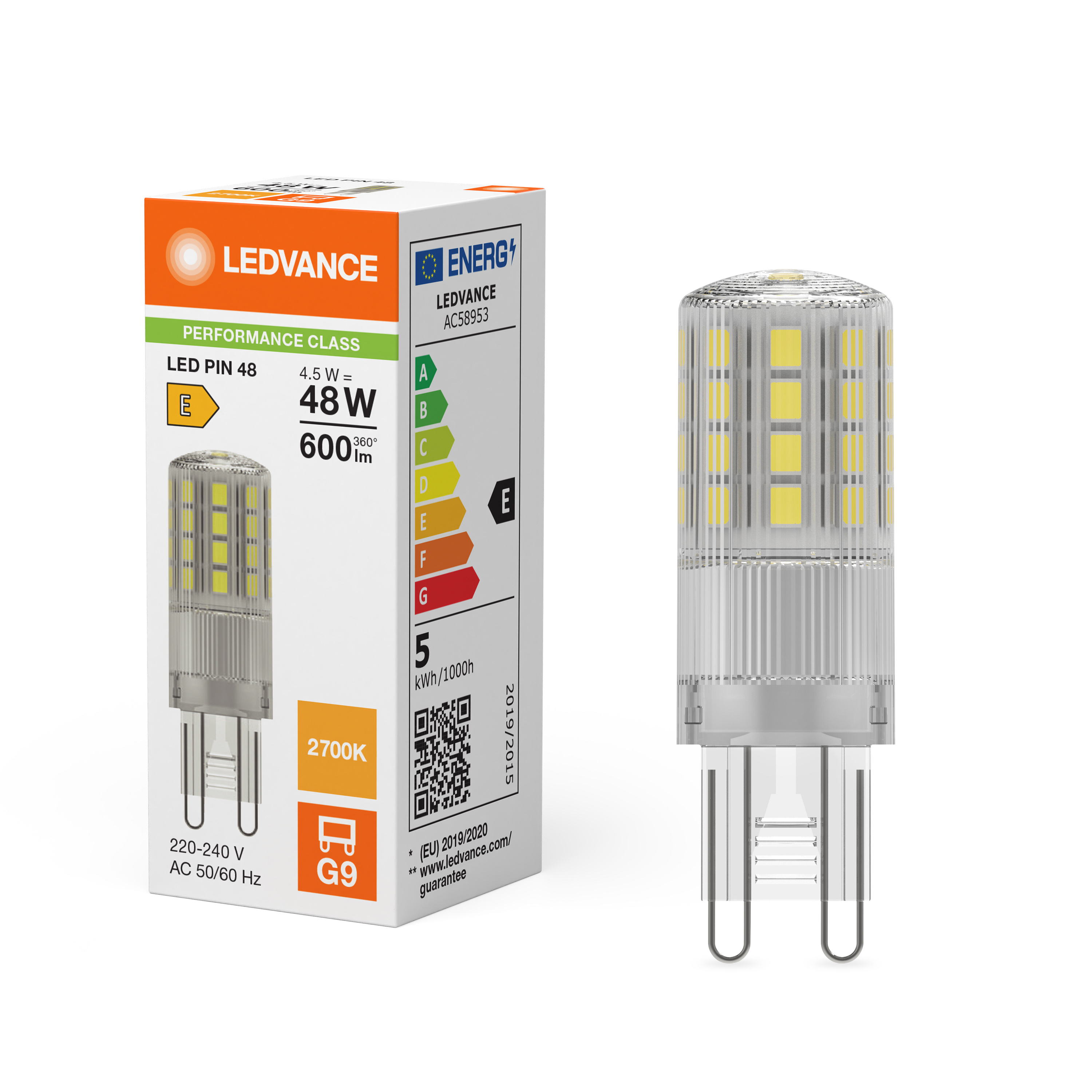 LED PIN G9 P