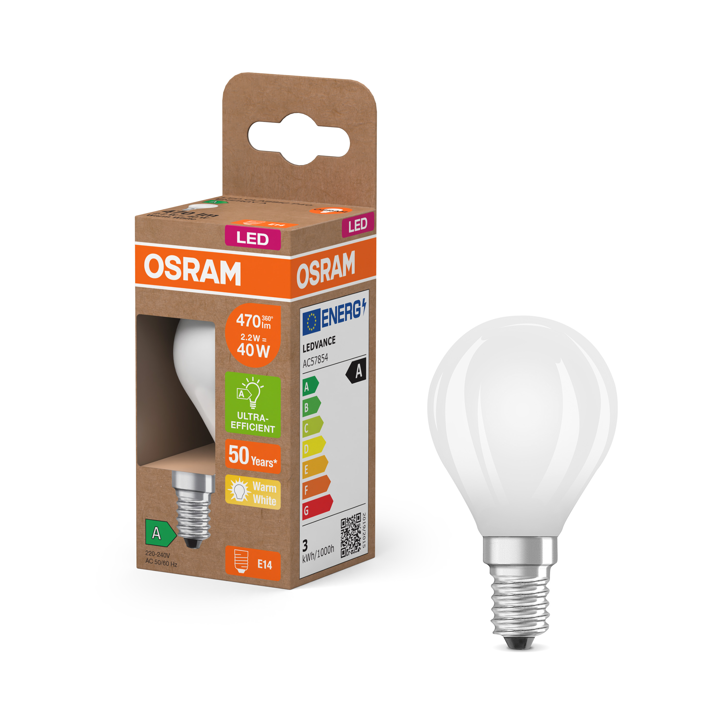 LED CLASSIC P ENERGY EFFICIENCY A