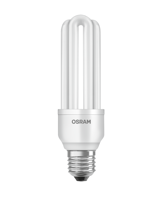 D STICK 15 W/6500 K 220…240 V E27 white, upright, OSRAM logo