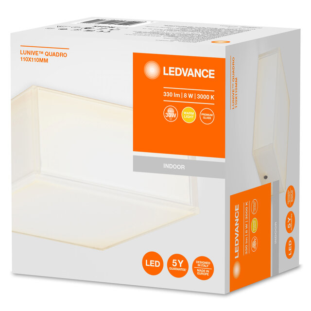 LUNIVE QUADRO 100x100mm 8W 830