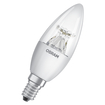 LED PFM CLAS B 6 W/2700 K E14 CL DIM white, diagonal, OSRAM logo (thumbnail)
