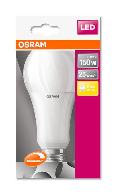 Osram led superstar classic a 150 dimmable top