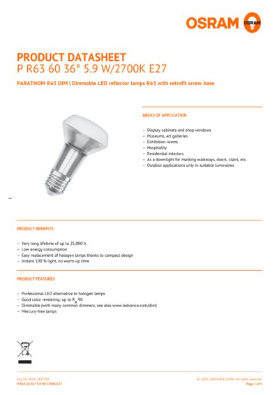 PARATHOM DIM R63