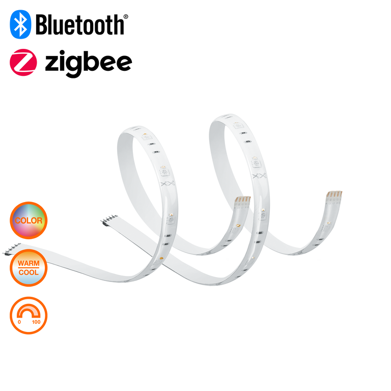 Warm White 2000 K - 6 Osram Smart ZigBee RGB Outdoor LED Strip Day Light 