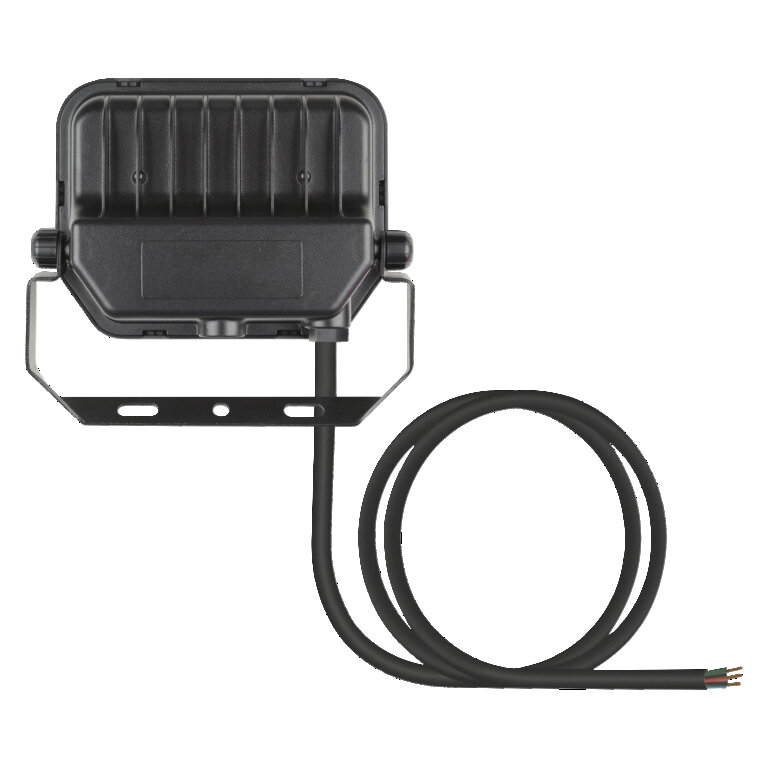Brackenheath ispot led pir slim floodlight black shop 30w cool white