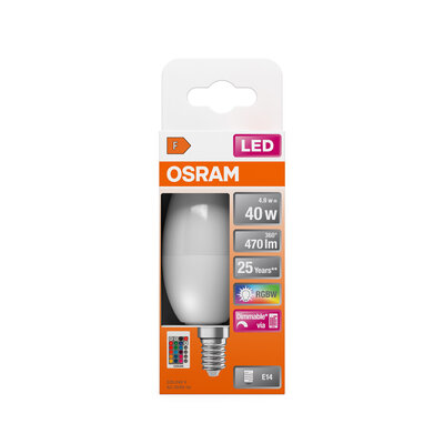 LED Retrofit RGBW lamps with remote control