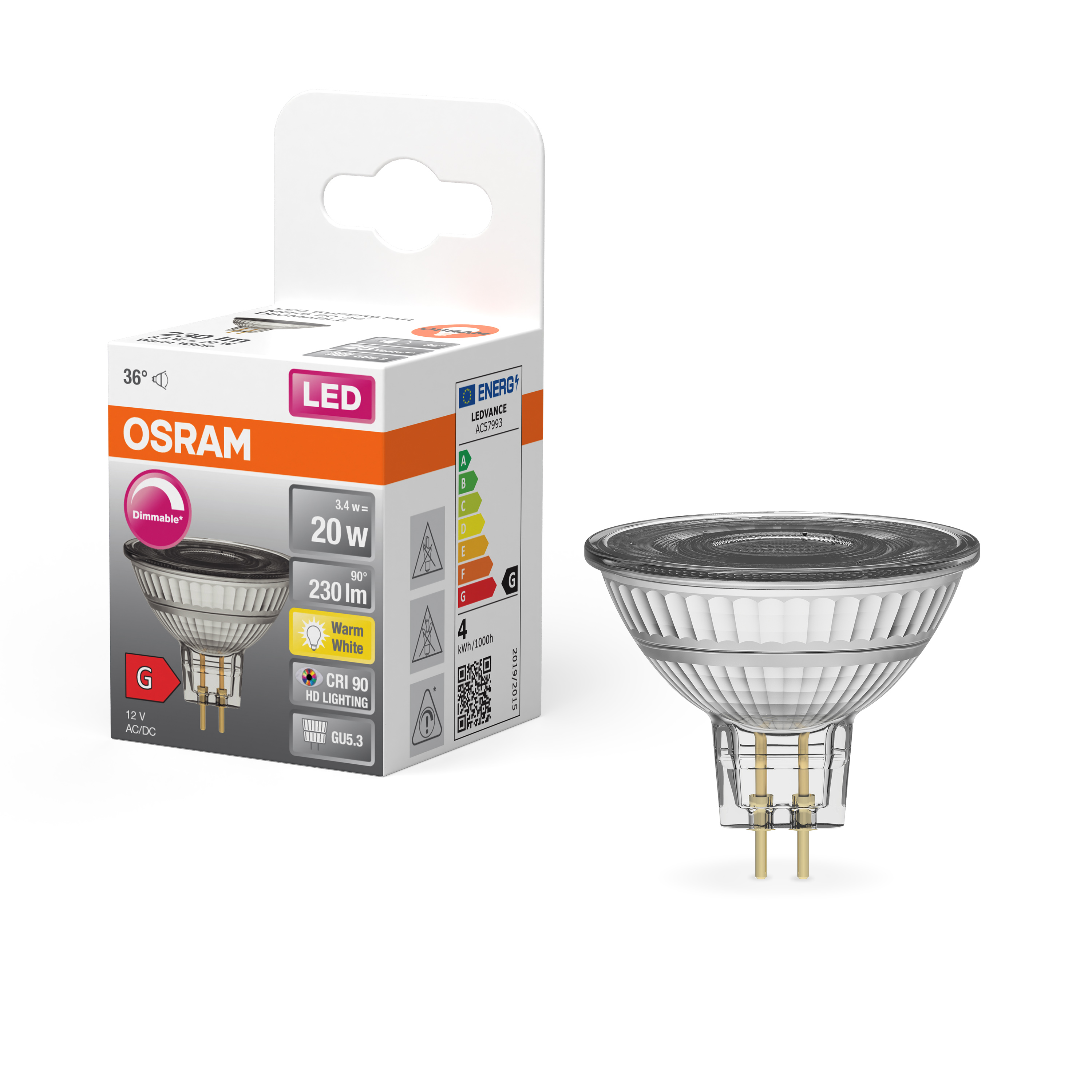 LED SUPERSTAR MR16 12 V