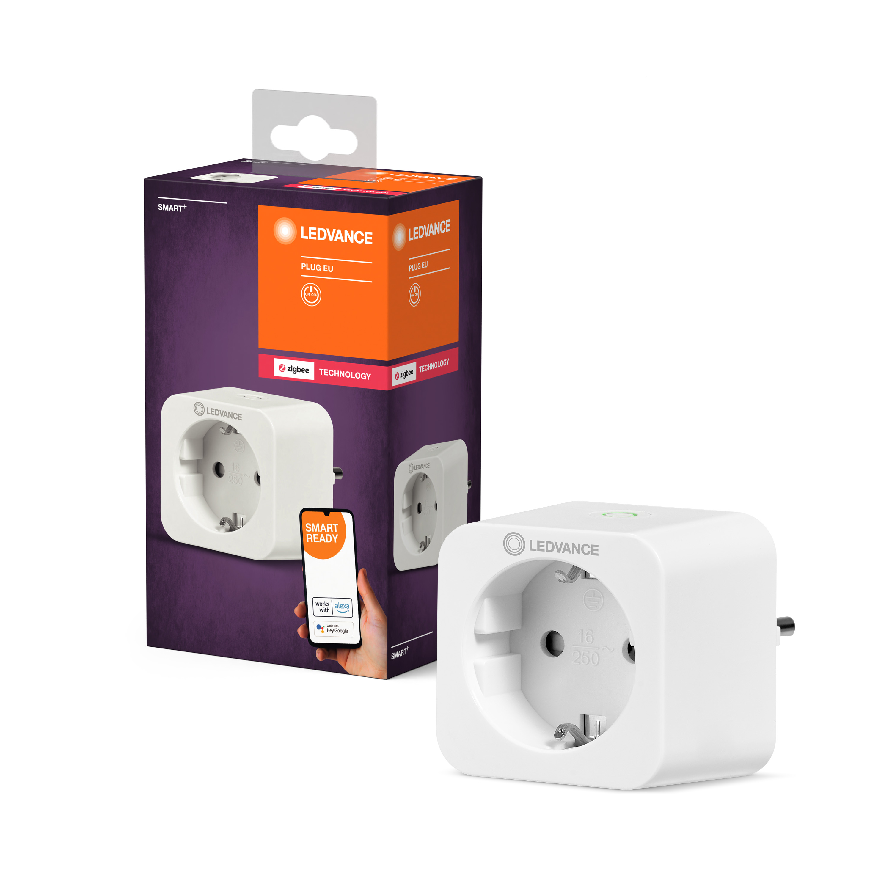 LEDVANCE SMART+ Outdoor Plug 4058075729308 Wi-Fi, ZigBee SMART+,  Mellankontakt (utomhus) Utomhus, Inomhus 3680 W