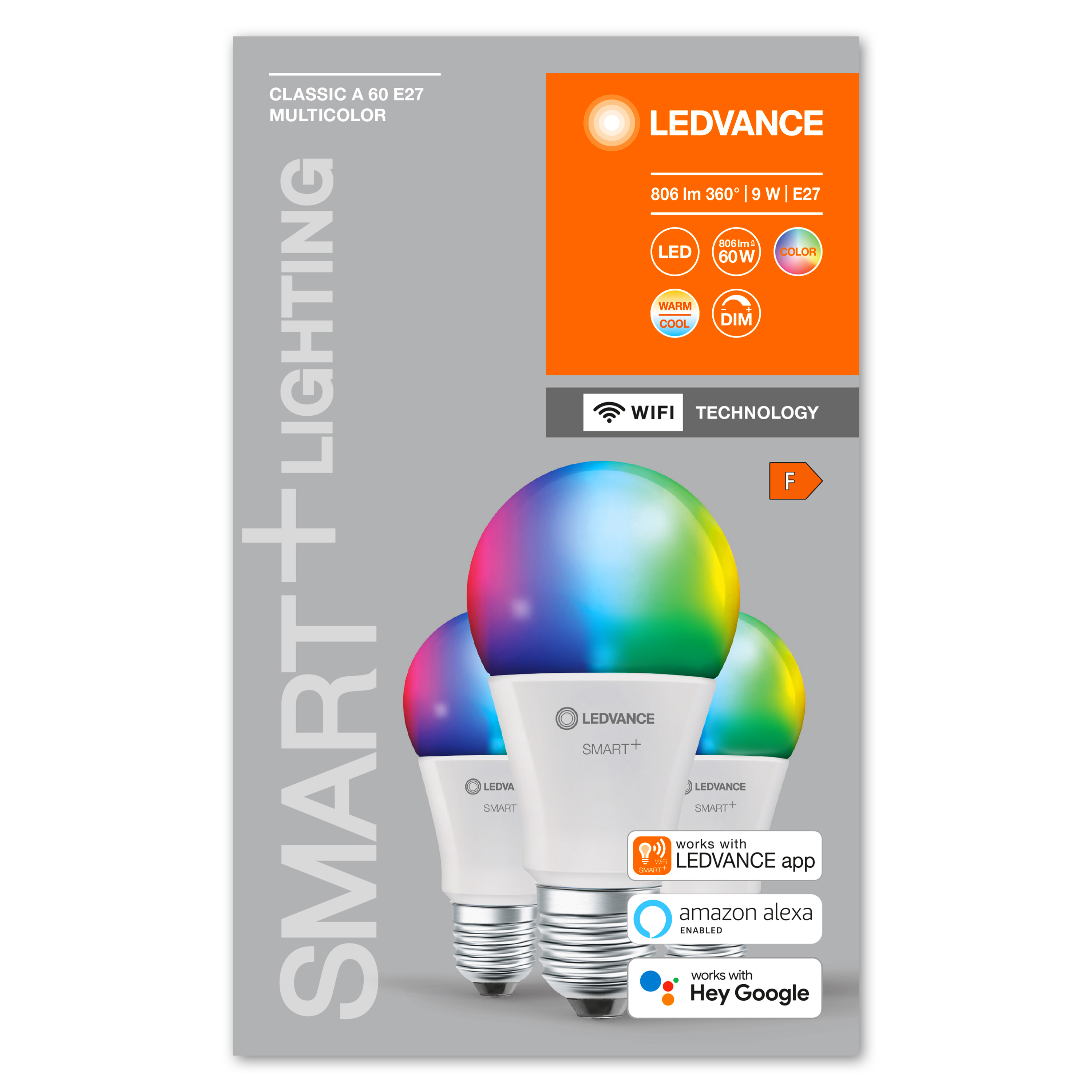 LEDVANCE SMART+ WiFi LED E27 6 watt 2400 kelvin 680 lumen 4058075610545