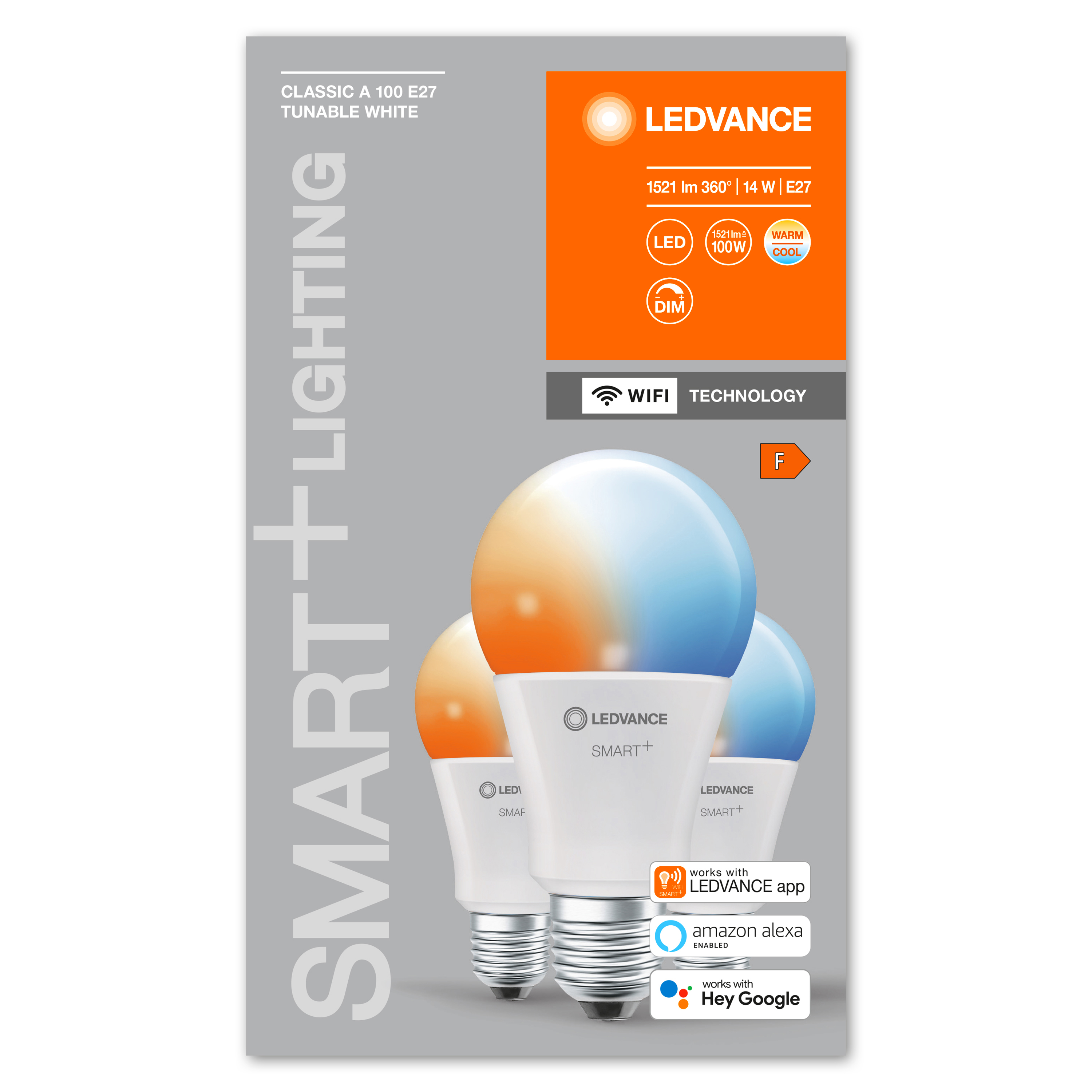 LEDVANCE LED Smart+ ZigBee Classic A, E27 Tunable White - 4058075729001