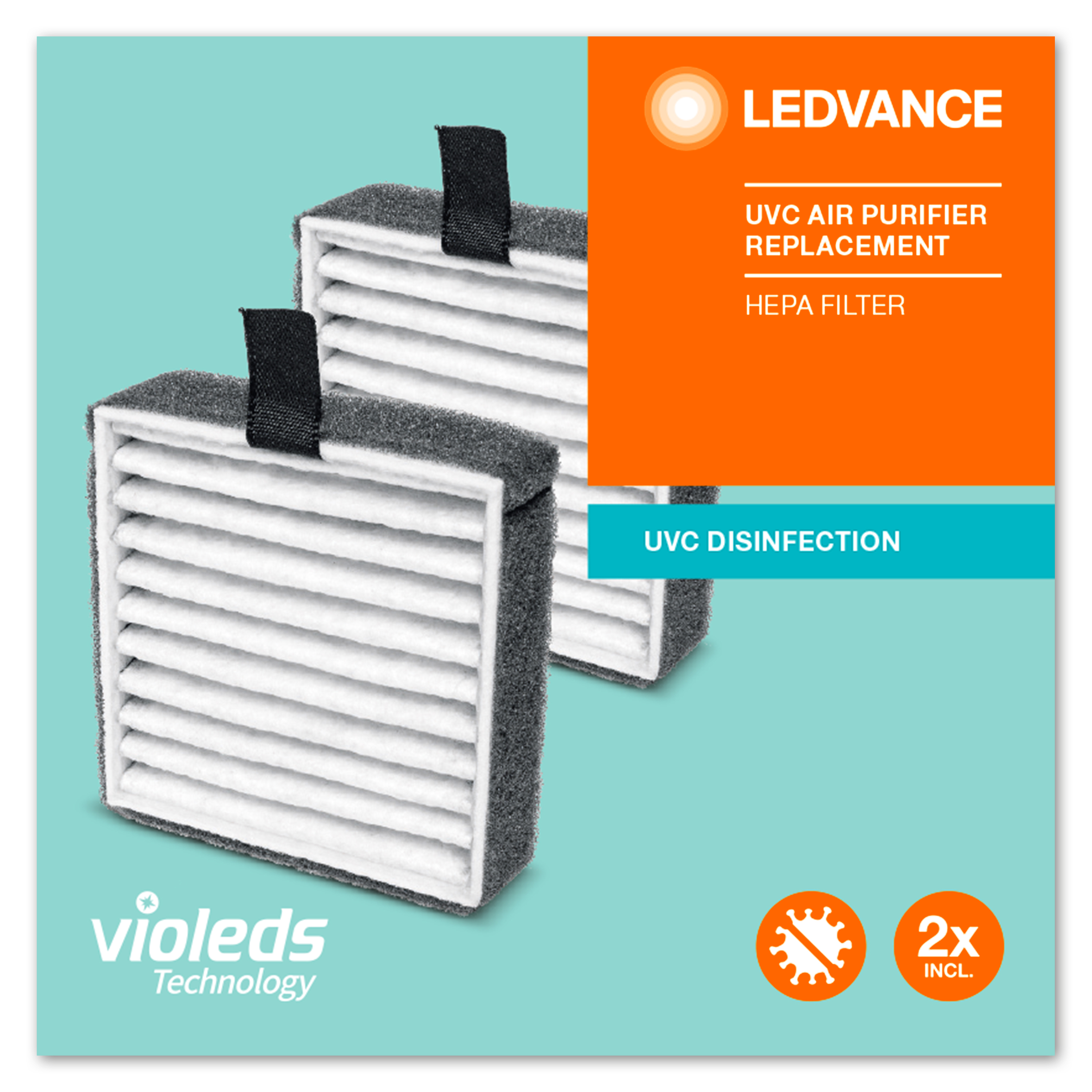 Ledvance uvc hepa cheap air purifier usb
