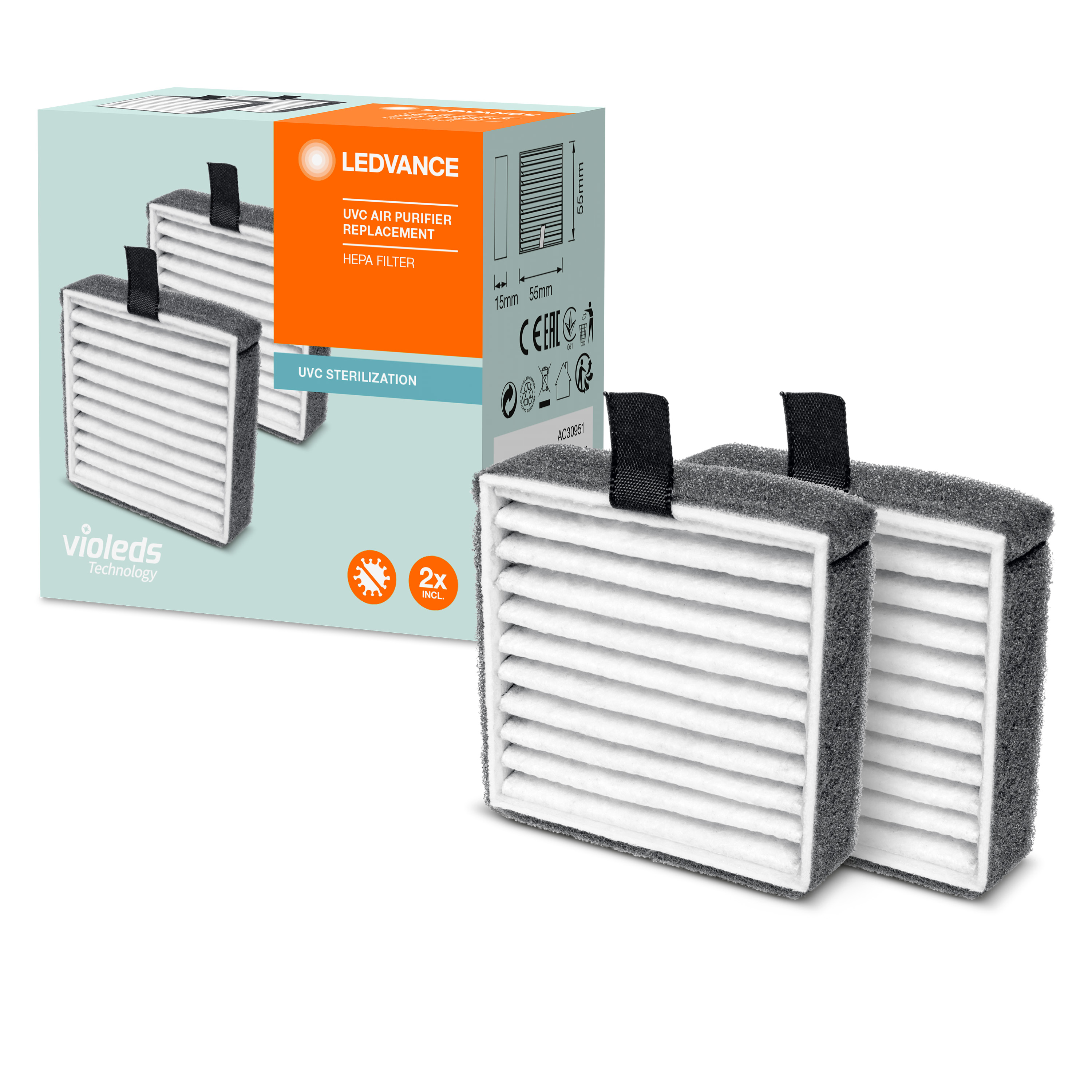 Ledvance uvc best sale hepa air purifier