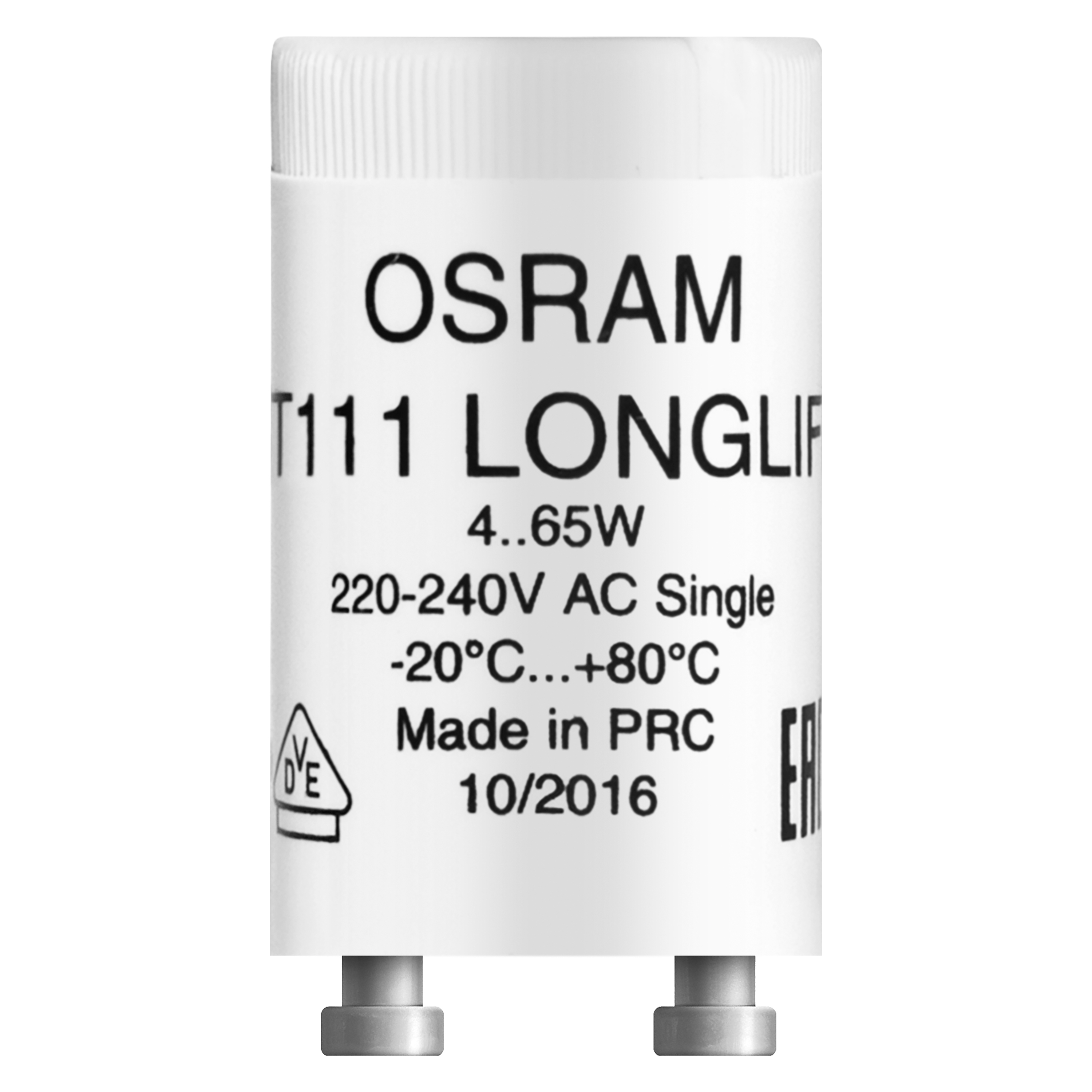 Starters for single operation at 230 V AC ( ST 111, ST 171, ST 173)