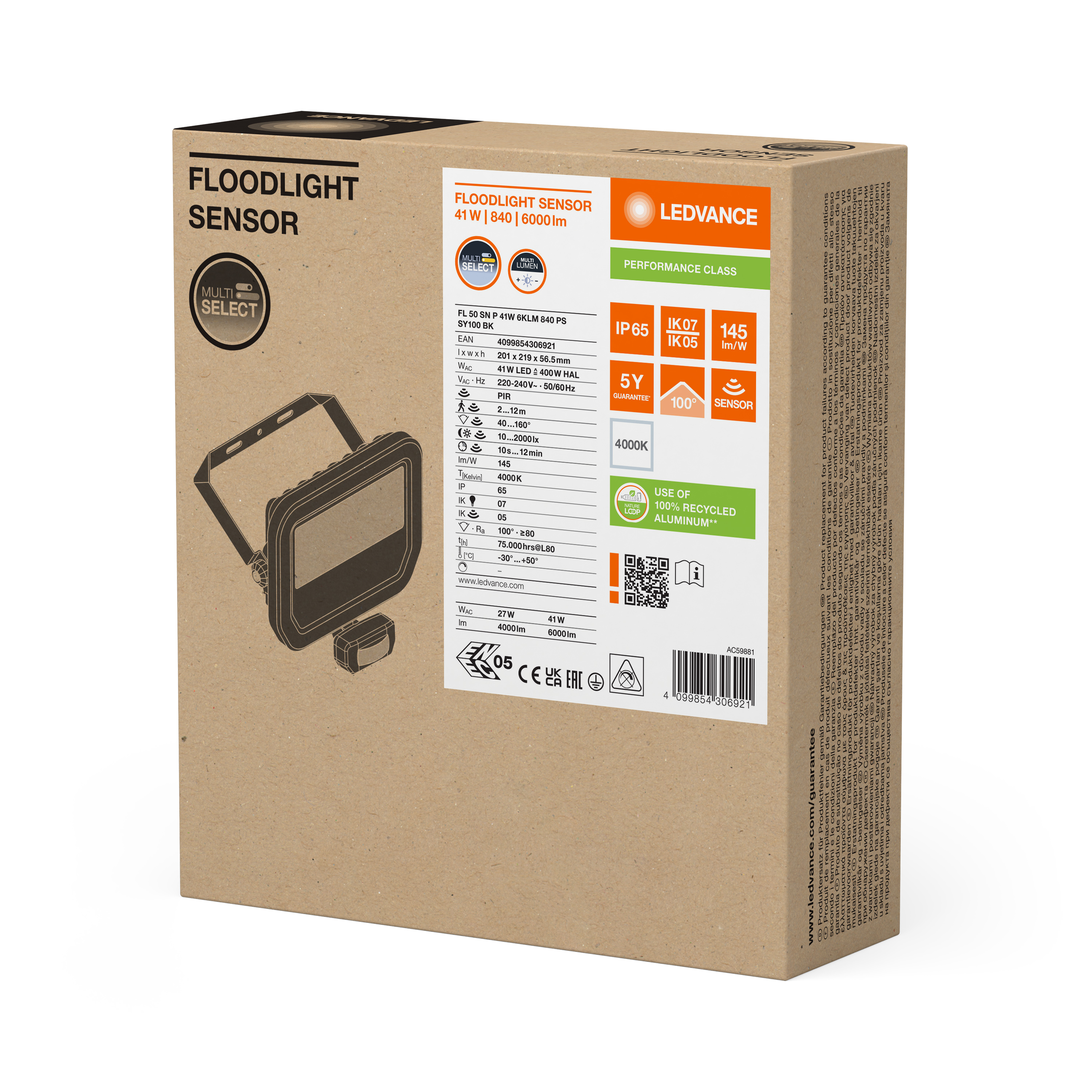 Ledvance floodlight 100deg sale