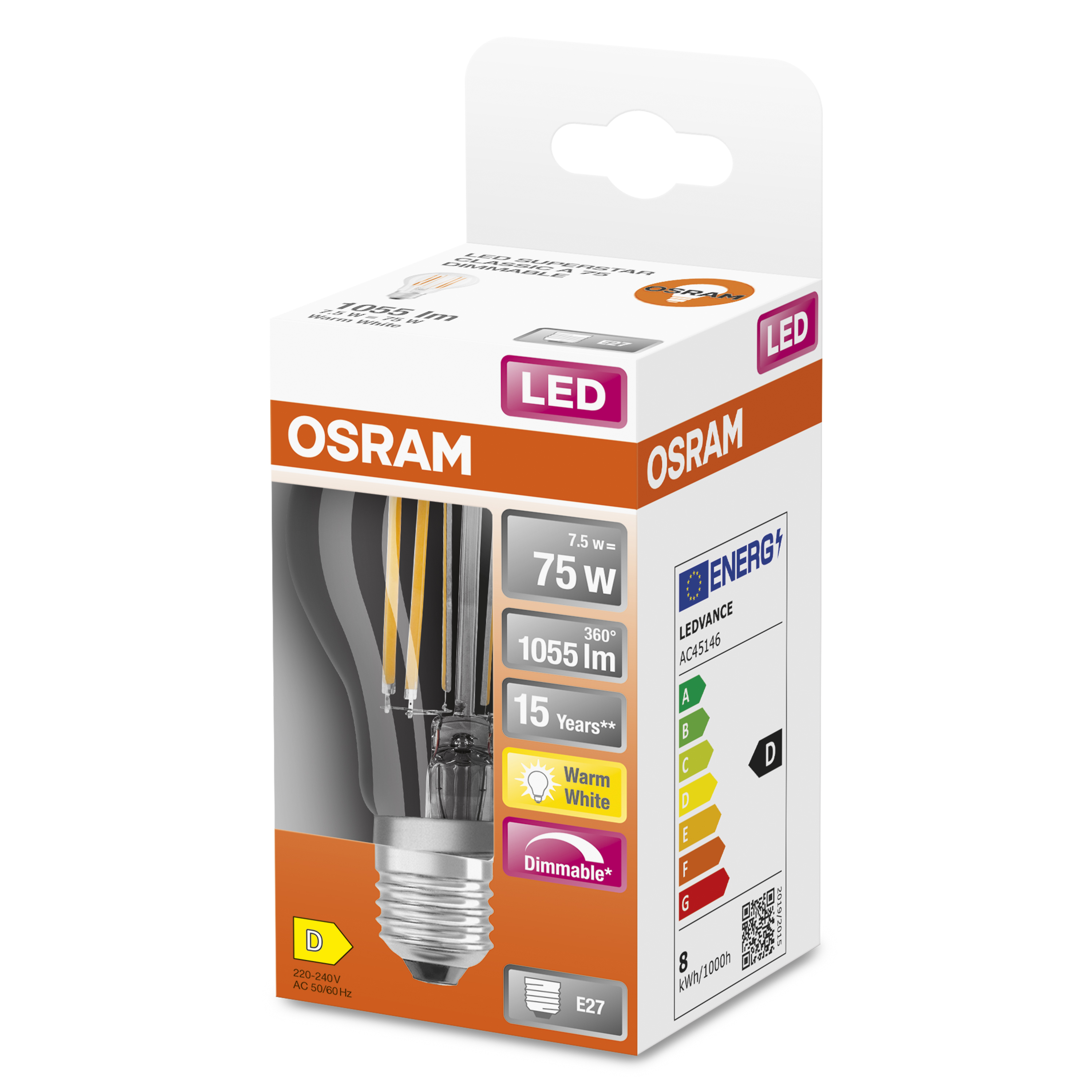 Osram led superstar classic a 75 dimmable new arrivals