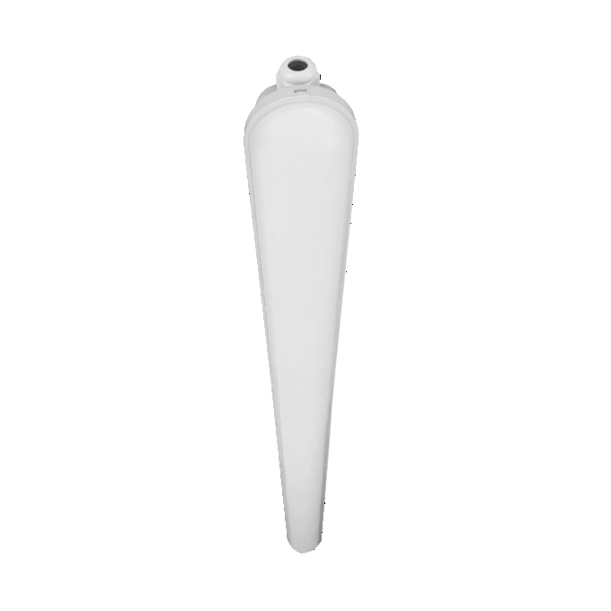 ECO CLASS DAMP PROOF 1200 42 W 4000 K IP65 TH white, bottom view