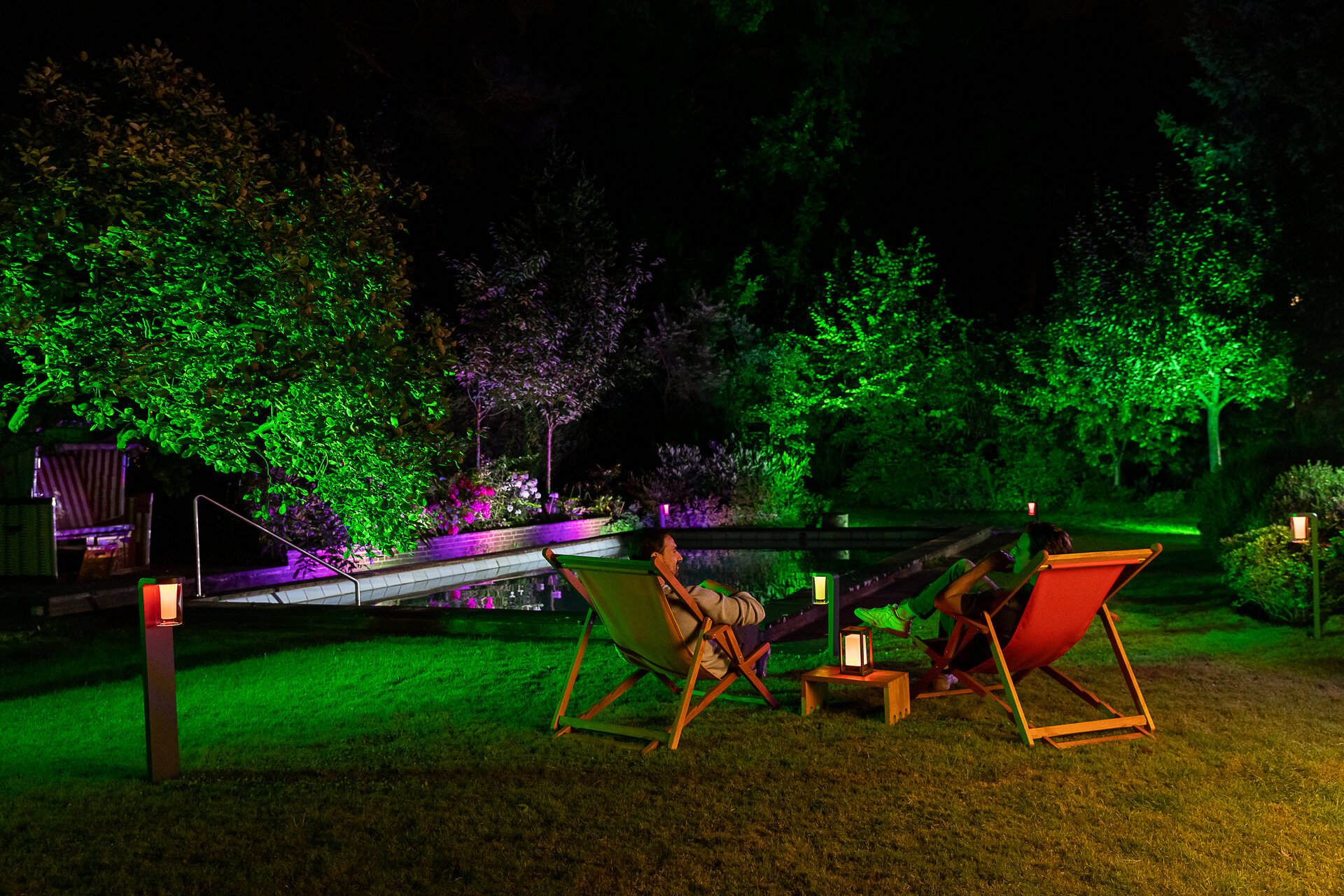Smart top garden lights