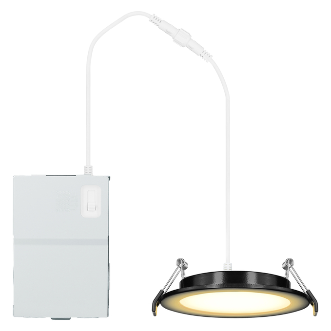 LEDMD SLIM SELECT 3A 4" 5CCT 800LM 120V BL Beauty Shot