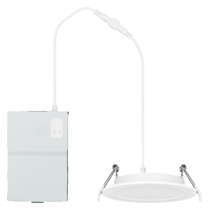 LEDMD SLIM SELECT 3A 4" 5CCT 800LM 120V WH Beauty Shot