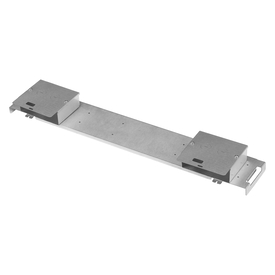 Metal bridge for installing emergency battery back-up unit