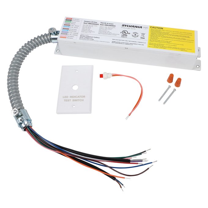 EMBB 2A 8W UNV DC white, incl. accessory