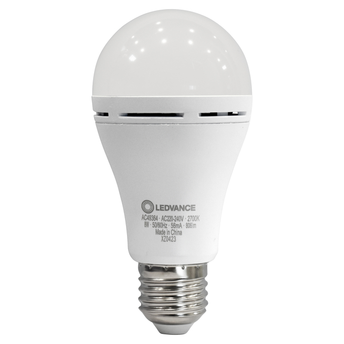 LED Classic A 60 Rechargeable 8W 827 E27