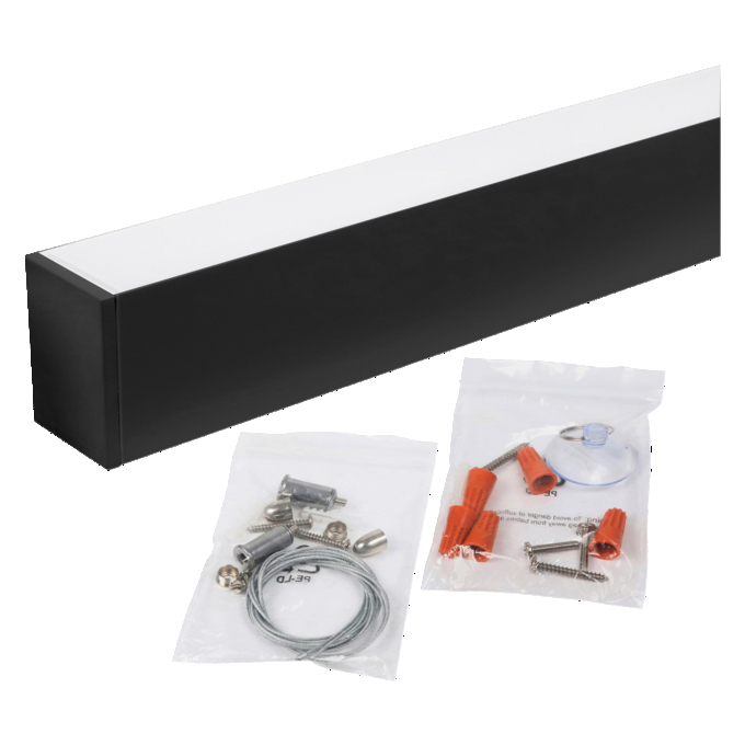 ARCHITECTURAL LINEAR VALUE 2 ft BL Direct Light Ceiling/Suspended/Recessed white, incl. accessory