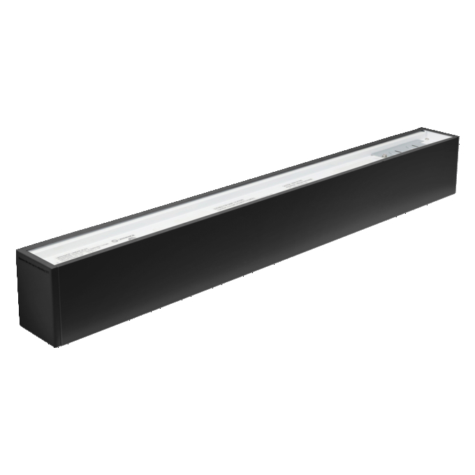 ARCHITECTURAL LINEAR VALUE 2 ft BL Direct Light Ceiling/Suspended/Recessed white, bottom view