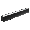 ARCHITECTURAL LINEAR VALUE 2 ft BL Direct Light Ceiling/Suspended/Recessed white, bottom view (thumbnail)