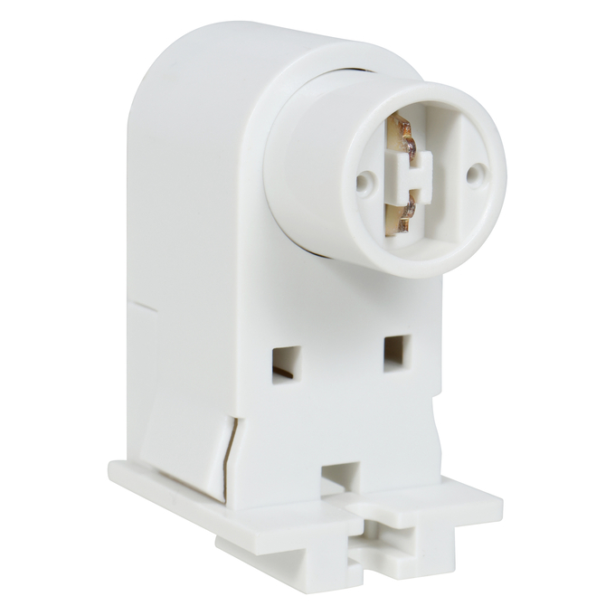 Fluorescent Lamp Holder  HO and VHO Recessed Double Contact Plunger End